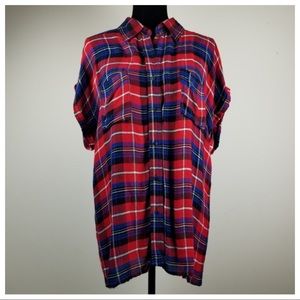 Flannel tunic
